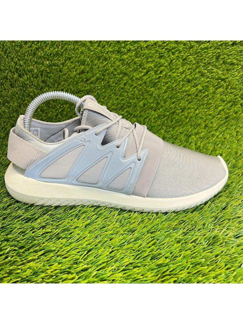 Adidas Tubular Viral Womens Size 9 Silver Gray Athletic Running Shoes Sneakers